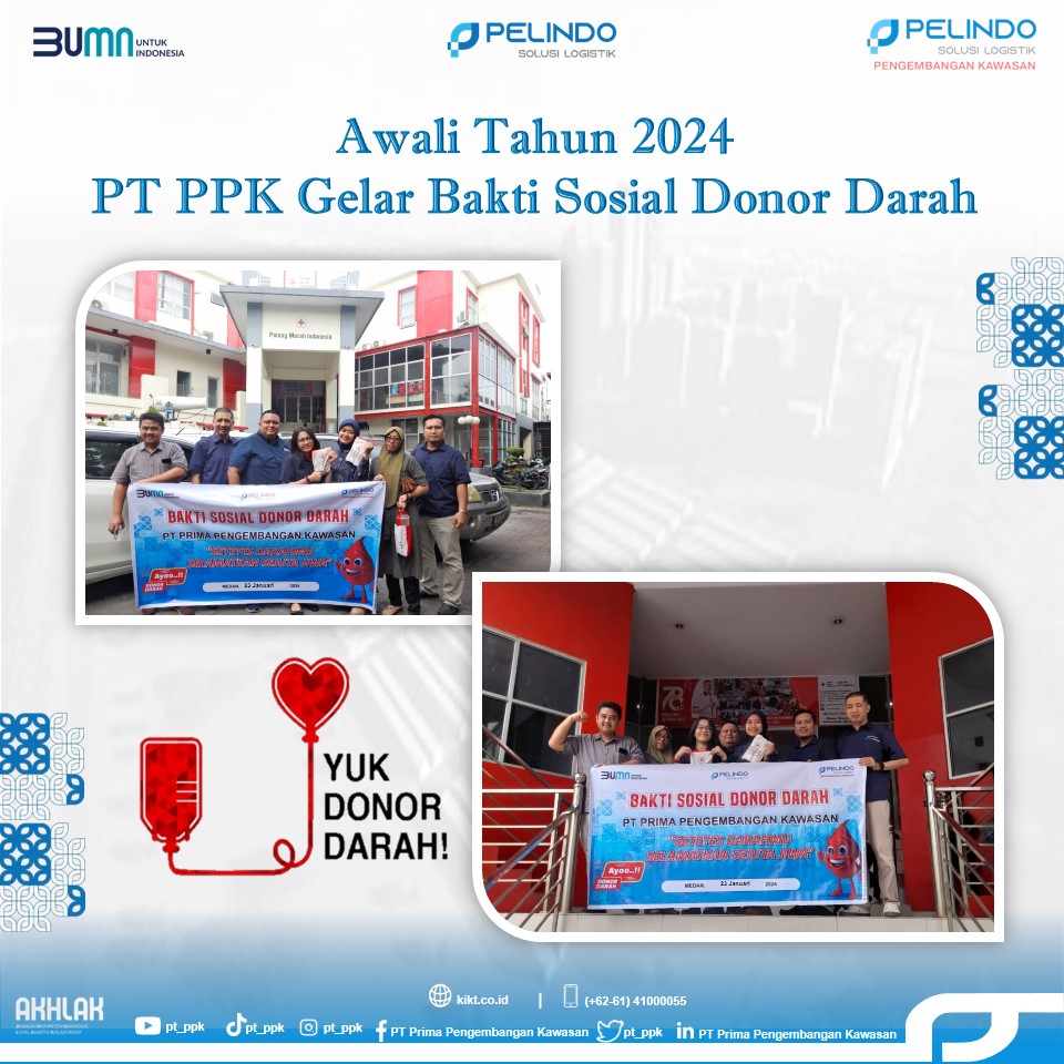 Commencing in 2024, PT PPK holds a Blood Donation Social Service